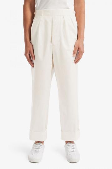 Pantaloni Barbati Fred Perry ST6002 Albi | RO 1350KORI